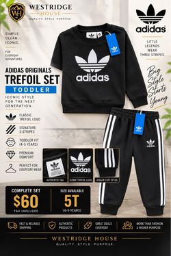 Adidas Originals Trefoil Toddler Set 5T
