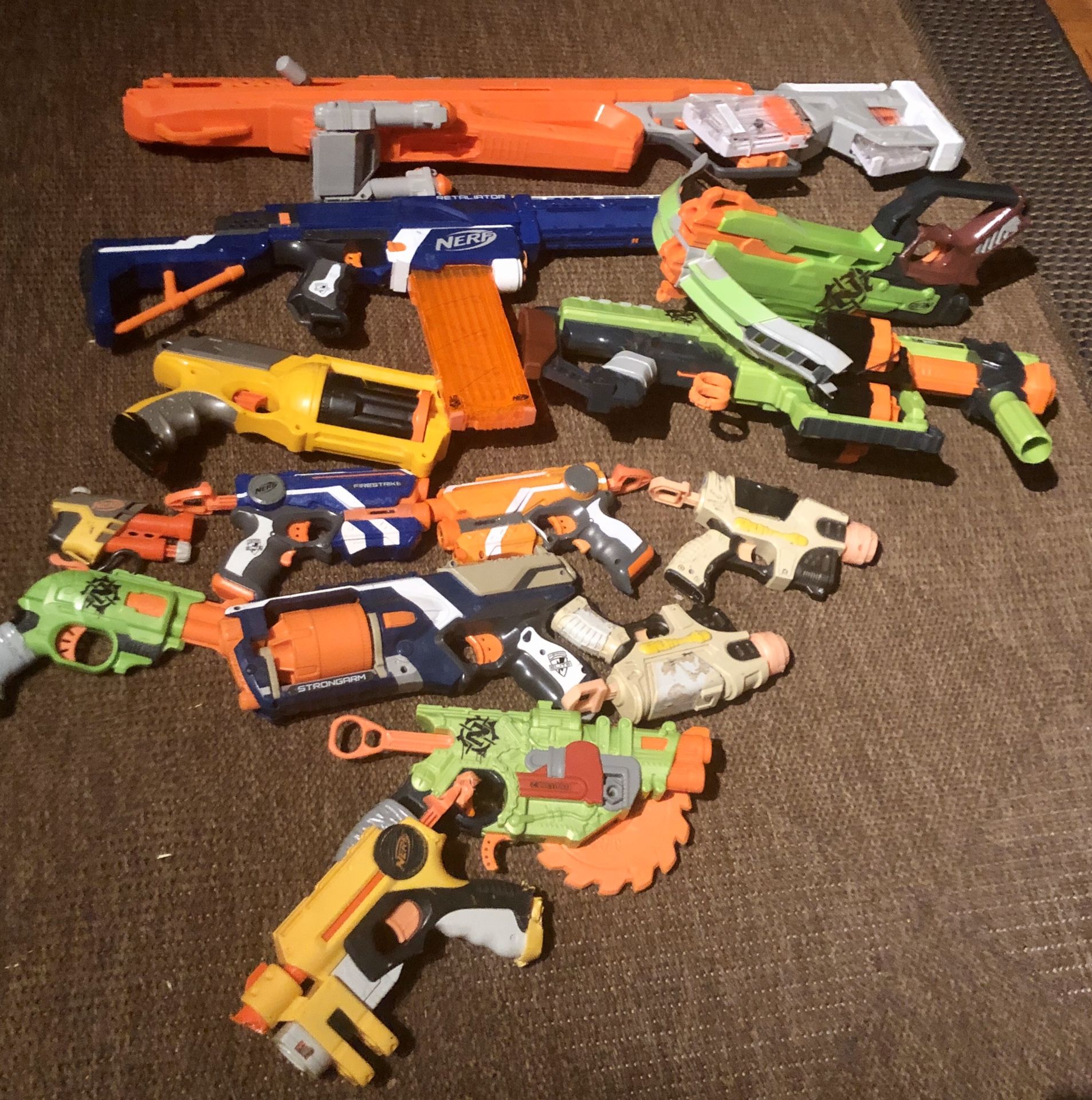 Nerf guns - assorted selection $2-$10 each