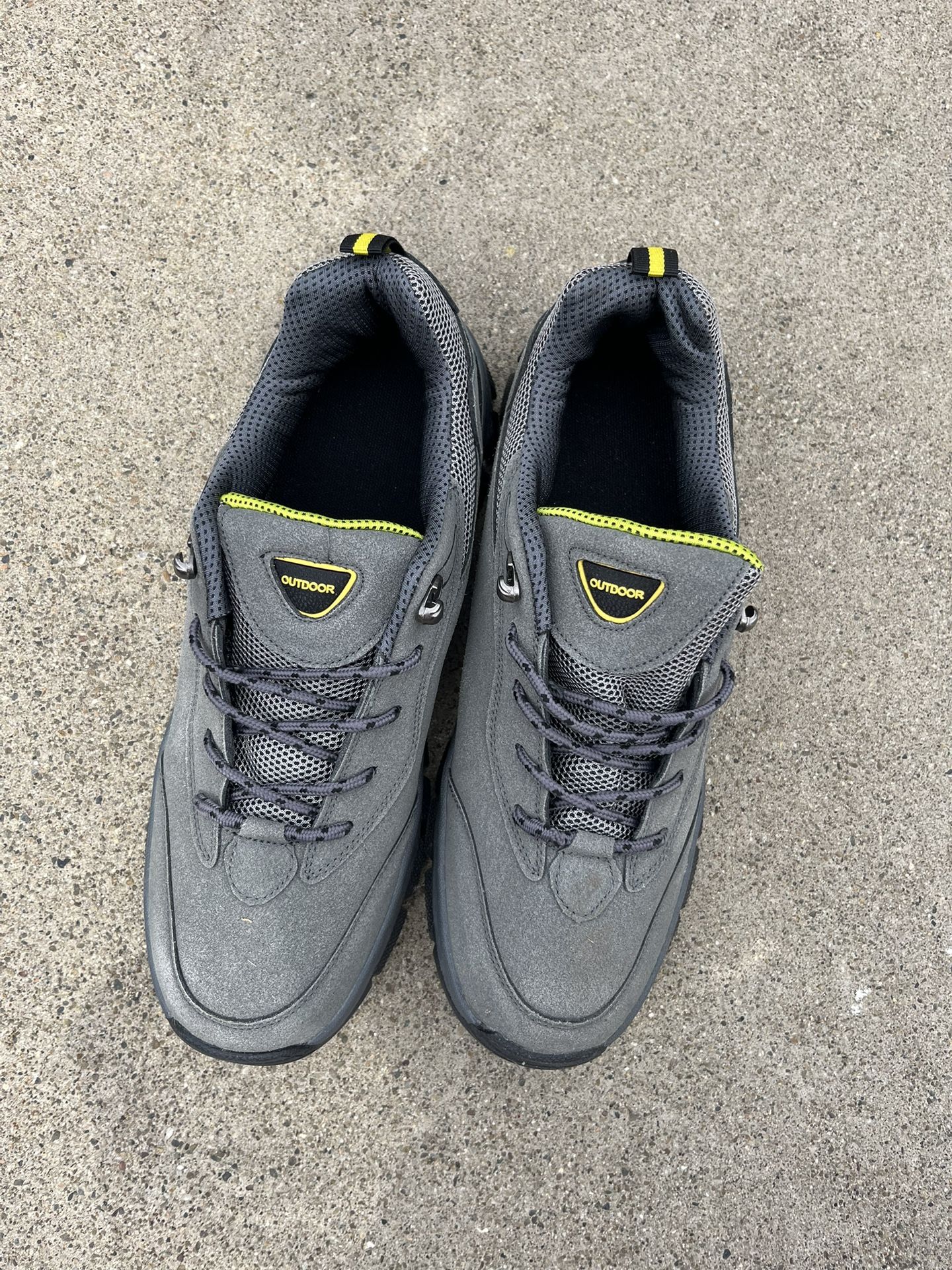 NEW Men’s 12 Grey Hiking Boots
