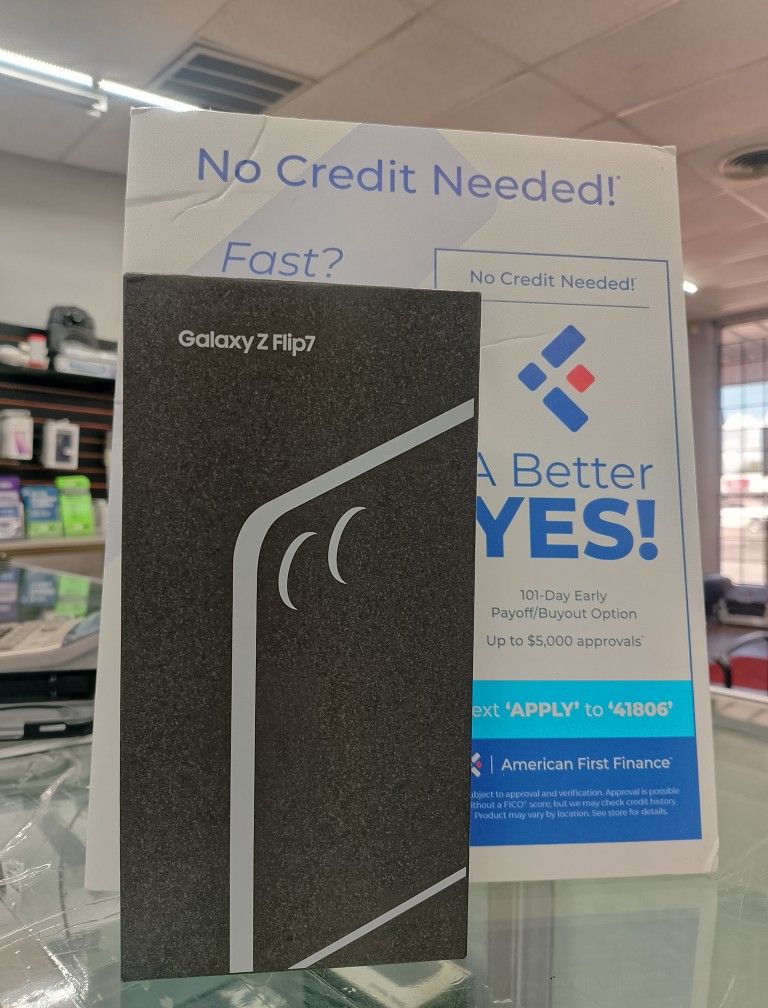 Galaxy Z Flip 7 Unlock Pay Low Down No Crdt Needed