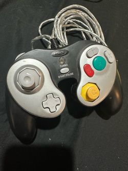 Intec Nintendo GameCube Controller Remote Black And Silver