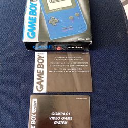 Red info please Nintendo gameboy pocket box and booklets only $60 firm