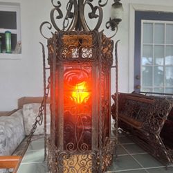 Mid-Century Vintage, Swag Lamps Gothic Style Lanterns