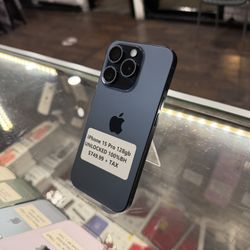 iPhone 15 Pro 128gb Unlocked 100% Battery Health 