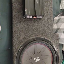 Two 12 Kickers Comp r And Amp 1500watts