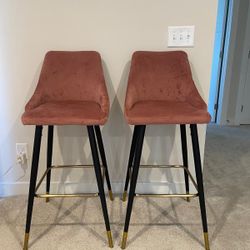 Bar Stool- Set Of 2- Spotless