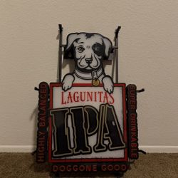 Lagunitas IPA LED Beer Sign