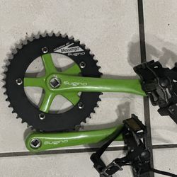 Sugino Messenger Crankset Fixie / Track Bike Parts 