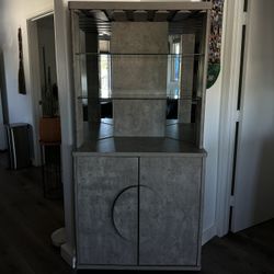 Corner Bar Cabinet 