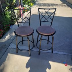 Barstools Black Metal Frame