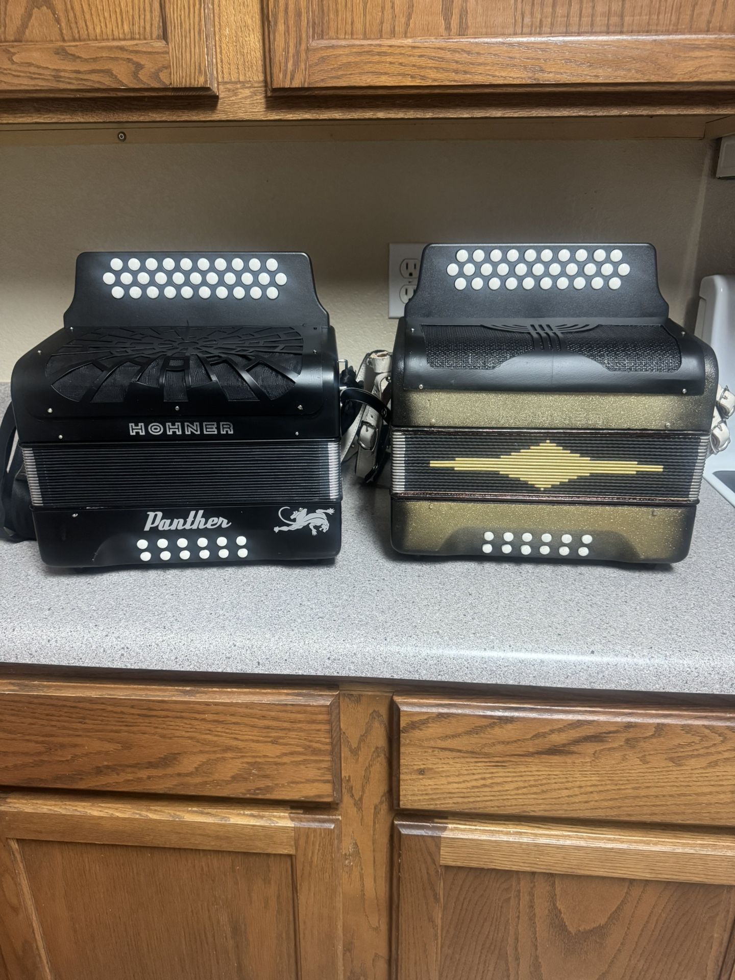 (2) HOHNER TONO FA ,, PANTHER AND COMPADRE