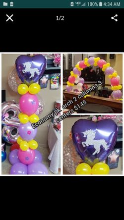 Balloon decorations/globos