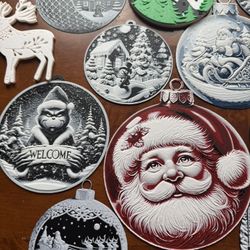 3d Printed Christmas Ornaments! 