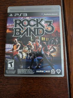 PS3 Rockband 3 video game, all inserts including set list