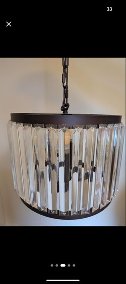 Crystal Pendant Light Fixture