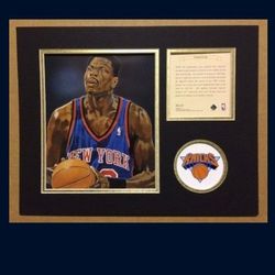 New York Knicks Patrick Ewing Lithograph 