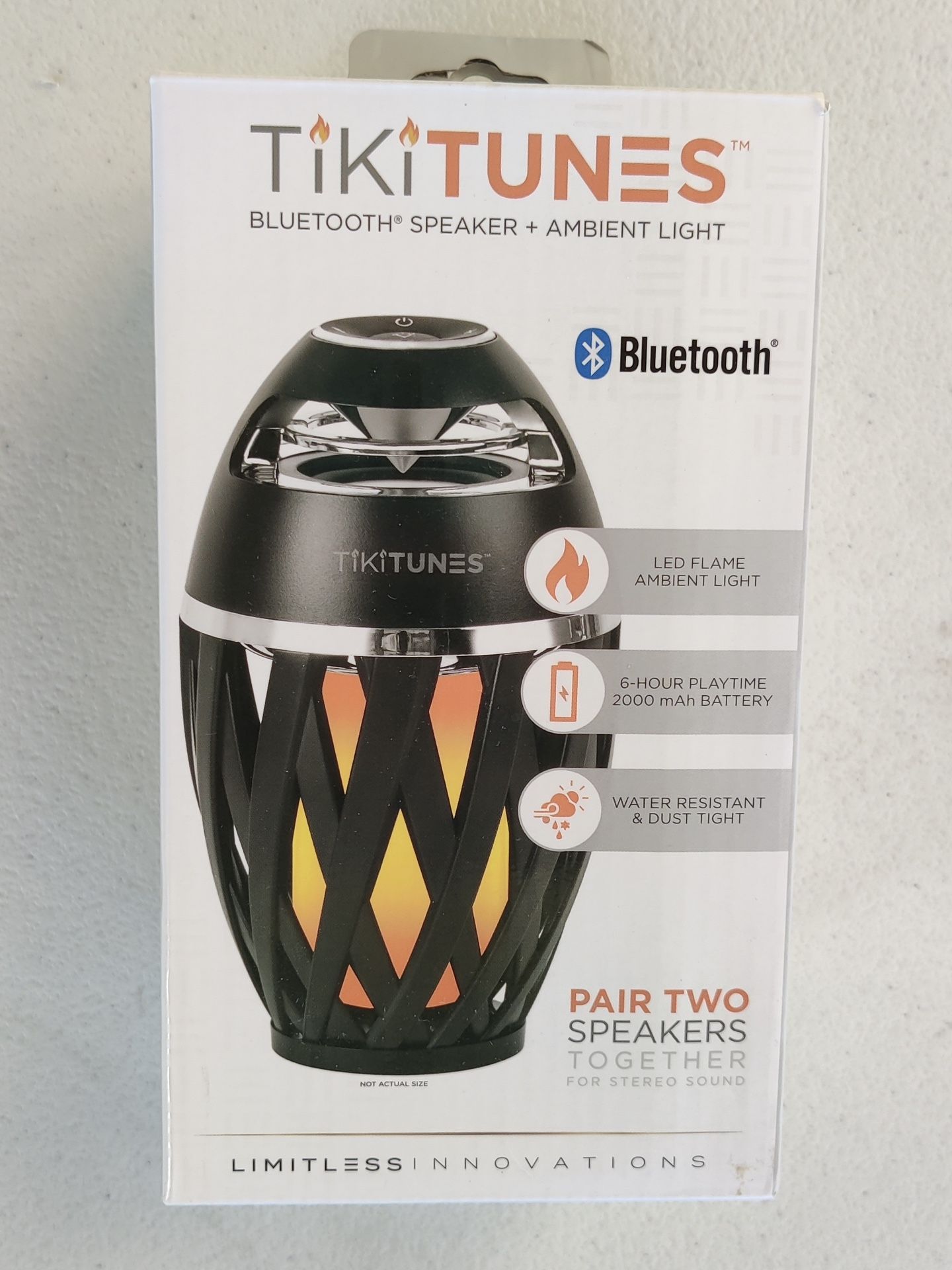 TikiTunes Portable Bluetooth Speaker - New