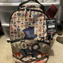Spray ground Backpack “Monopoly”