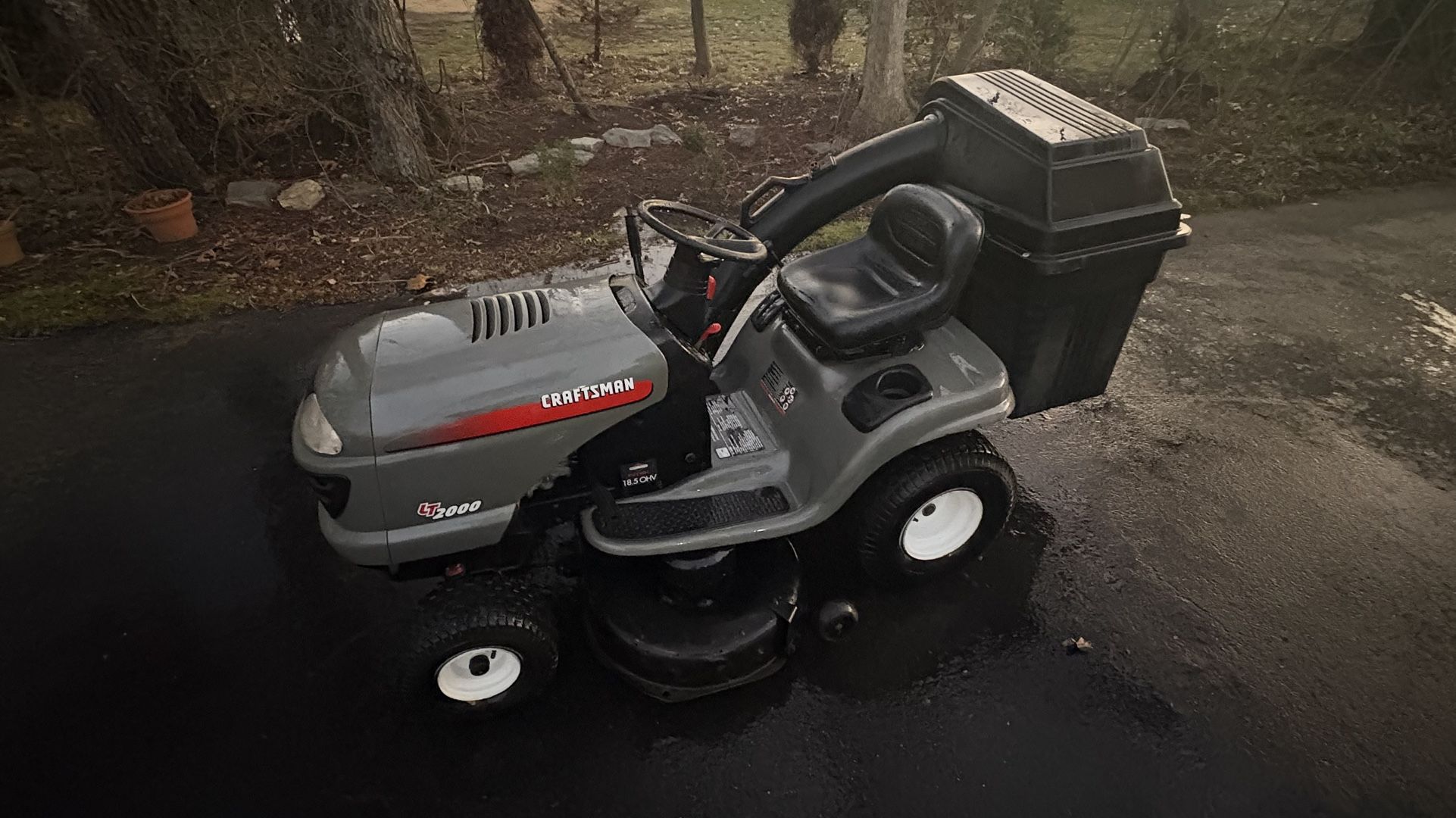 Craftsman Riding Lawn Mower With Bagger 