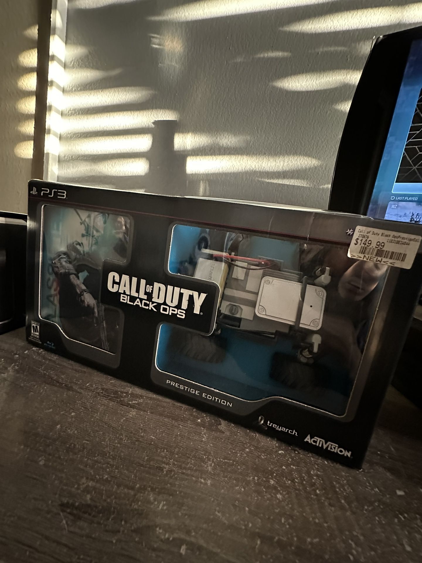 Call of Duty: Black Ops Prestige Edition PS3 PS3 CIB-Car Never Removed From Box!