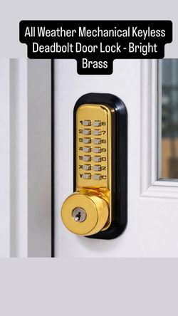 Keyless deadbolt