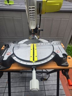 Ryobi TS1345L 10-inch Compound Miter Saw (14A). It
