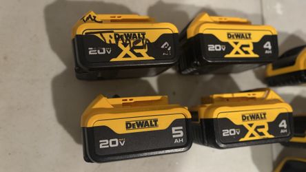 Dewalt Batteries 5.0 Flex Volt And Others