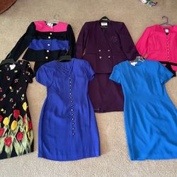 Size 4 Petite Dresses, Skirt Suit & Pants Suits