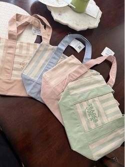 Trader joes stripe tote