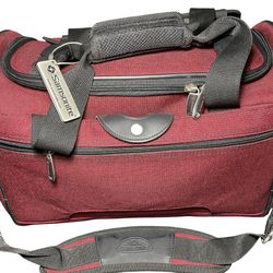 Red Samsonite Bag Clean