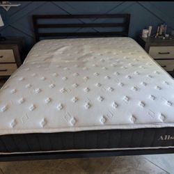 Two Queen size beds with frames- like new! $100 each bed/frame Included or $175 for both! 