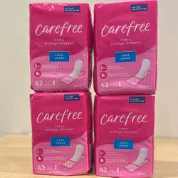 Carefree long liners 42 count: $2 each