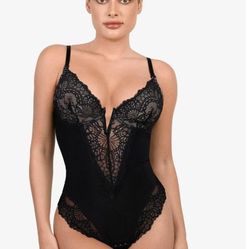 New Black Shapewear Bodysuit