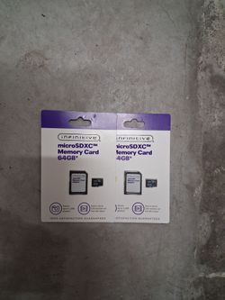 Infinitive 64GB microSDXC Memory Card 2-Pack