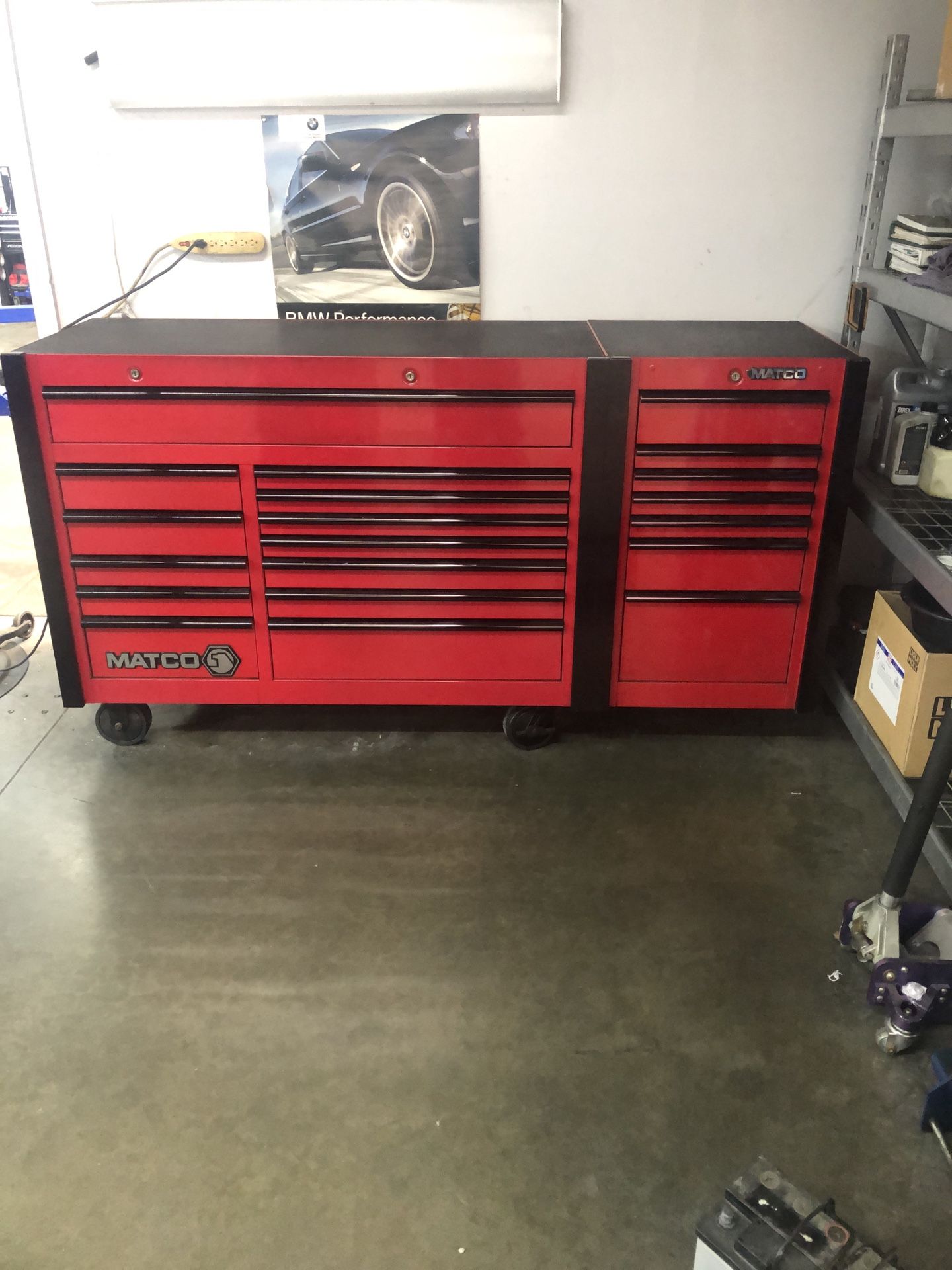 Matco Tool Box With Side Box
