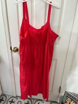 Orange/red summer dress 2x