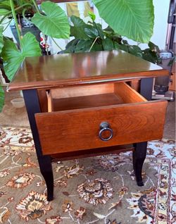 100% solid wood nightstand