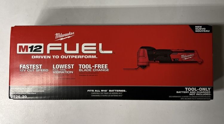 Milwaukee 12v FUEL Multitool