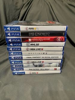 Brand New Never Opened PS4 Games