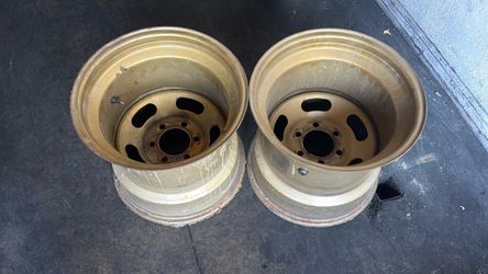 Two Diamond Racing 6 Pin Steel Wheels 15x14 Inch With 5 Inch Backspace