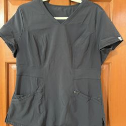 Gray Cherokee Infinity Scrub Top