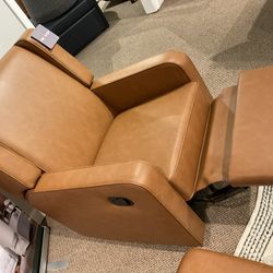 New Rocker/Recliner/Swivel chair cognac