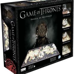 4D Cityscape Game of Thrones (GoT) 3D Puzzles (Westeros Map Puzzle)