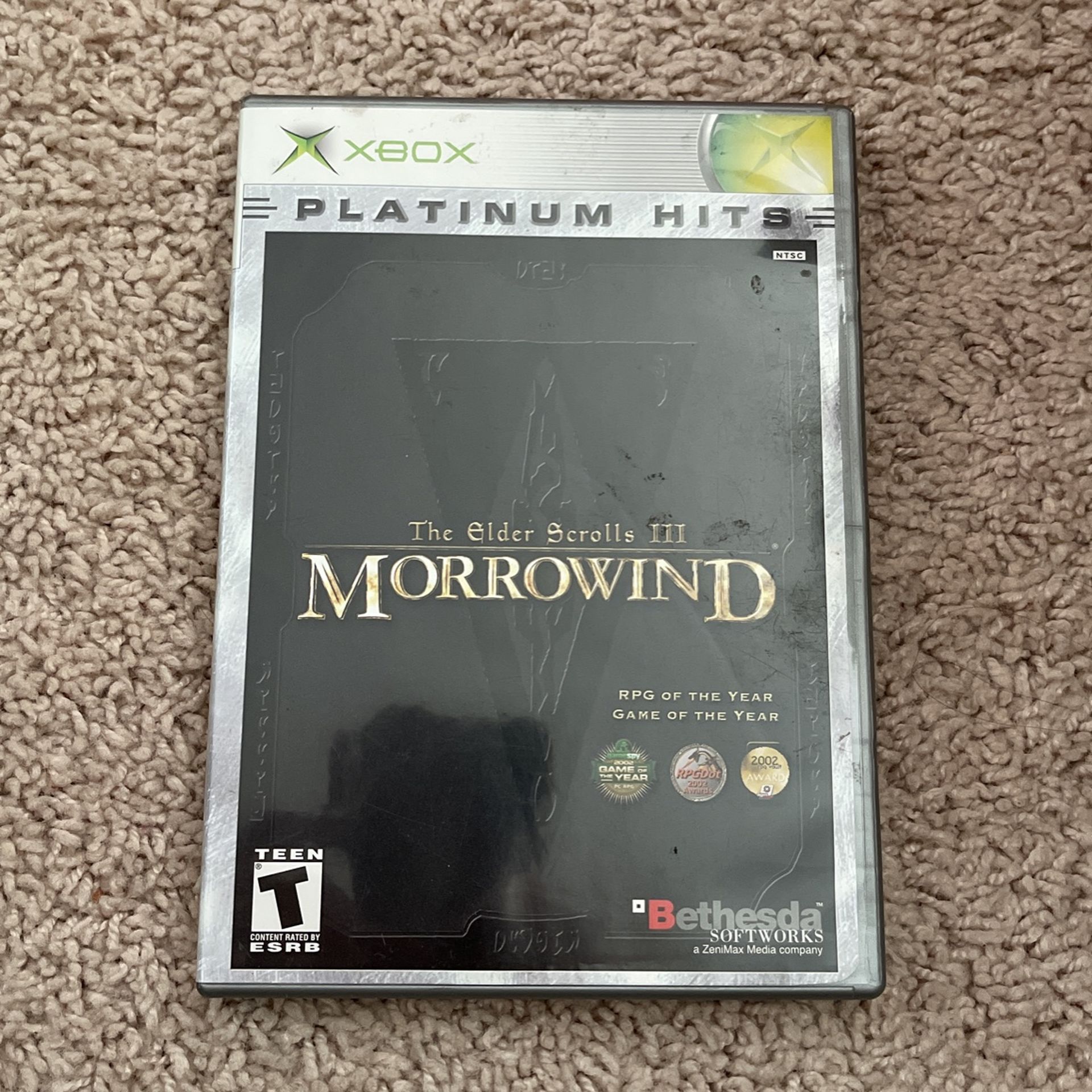Morrowind Platinum Hits, Includes Map