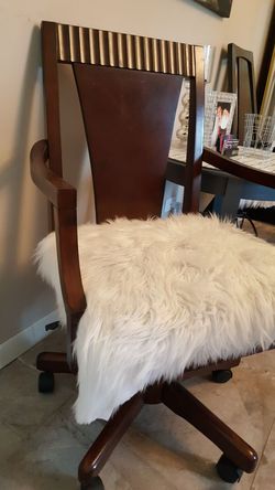 Solid wood office chair