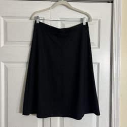Simple A-Line black Skirt