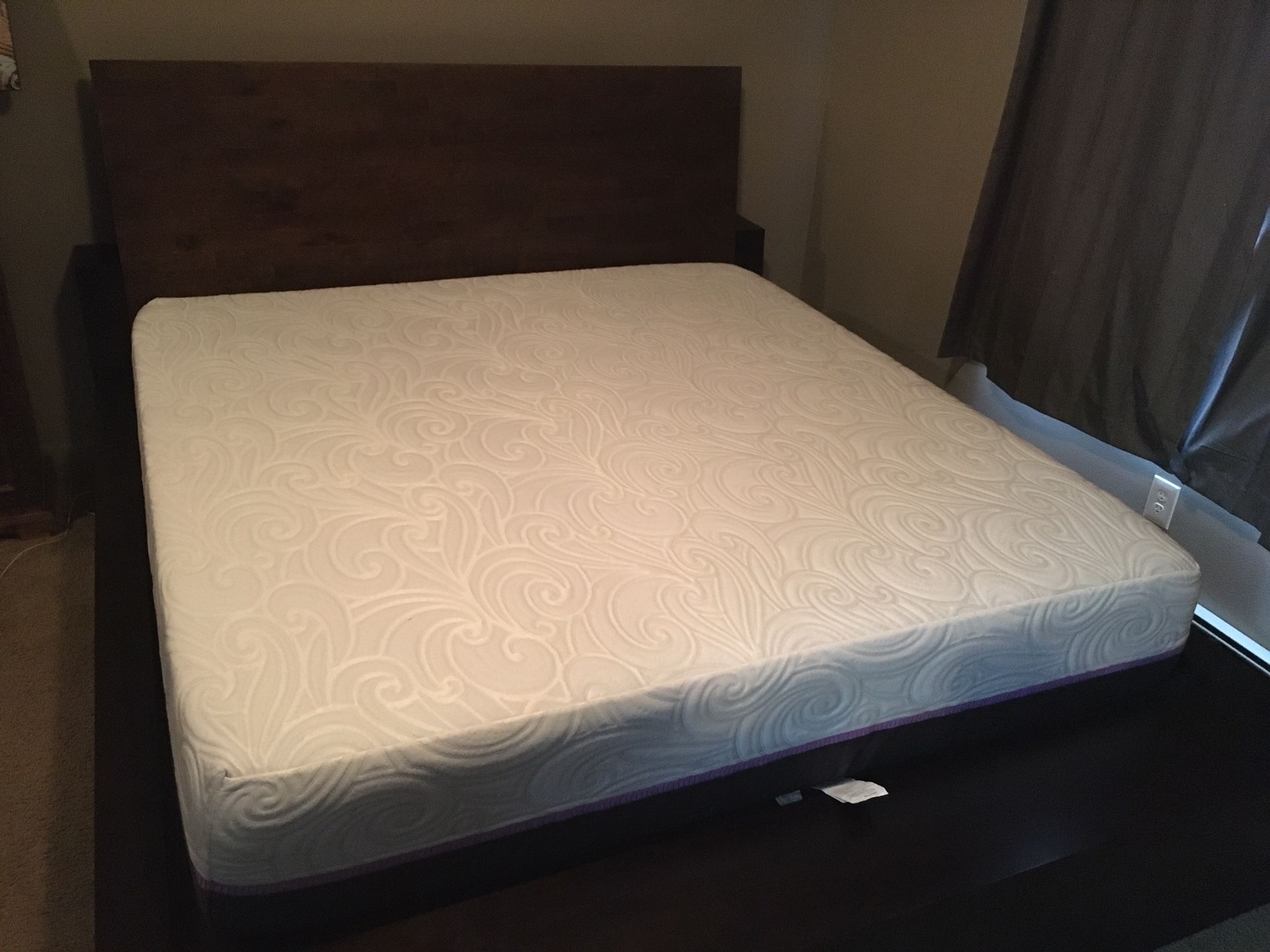 King Mattress with Bed Frame