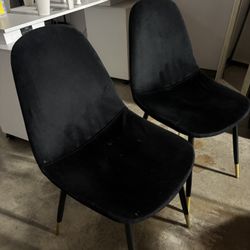 Two Black Chairs