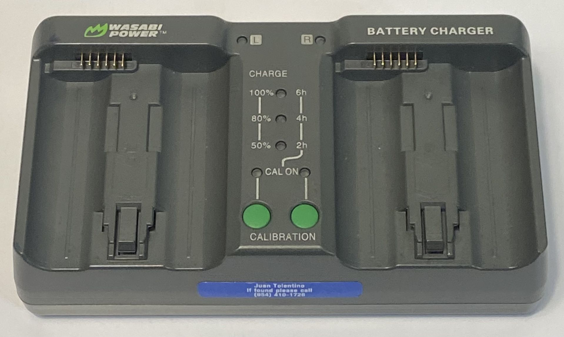 Wasabi Power Dual Battery Charger for Nikon MH-33, EN-EL18d (#945)