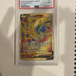Pokémon 2020 Zacian V PSA 9